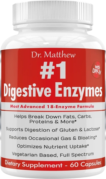 Best Digestive Enzymes for Women & Men with Lactase Lipase Amylase Bromelain. Enzymes for Digestion & Digestive Health. Gas and Bloating Relief for Women and Men. Gallbladder Enzymes & Supplements.
