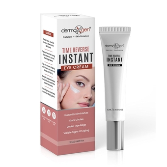 Instant EYELIFT Cream TIME REVERSE Treatment for Dark Circles, Puffy Eyes, & Wrinkles Anti Aging Serum Reduces Under Eye Bags, Wrinkles, Dark Circles, Fine Lines & Crow's Feet Instantly - 12 ML
