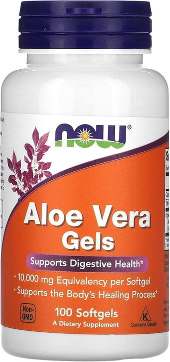 NOW  Aloe Vera 10, 000 Gels 100 Sgels