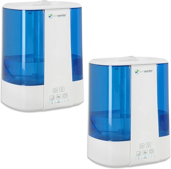 H5225WCA2PK Ultrasonic Warm and Cool Mist Humidifier, 100 Hrs. Run Time, 2 Gal. Tank Capacity, 560 Sq. Ft. Coverage, 2 Pack