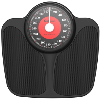A23 Scales for Body Weight - Up to 350 LB - New 2024 - Anti-Skid Rubber Surface Extra Large Numbers - High Precision Bathroom Scale Analog - Durable with 20-Year Warranty