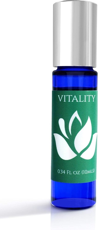 Essential Oil Synergy Blends. Supports Relaxation, Focus, Attention, Concentration, Sleep, and Energy. Roll On. 100% Organic Essential Oils. Therapeutic Grade. Pre-diluted 10mls. (Vitality, 10 ml)