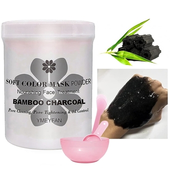 Jelly Mask for Facials Professional Face Skincare, Natural Peel Off Masks, Cleansing Hydrating Mask, Jelly Mask Powder Hydrojelly Mask for Spa Esthetician Vajacial, 8.8Fl Oz (Bamboo Charcoal)