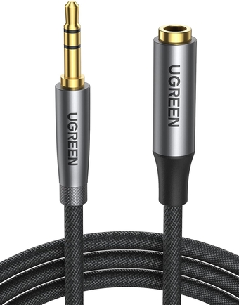 Headphone Extension Cable Hi-Fi Stereo 3.5mm Extension Gold Plated Jack Extender Aux Cord Compatible with TV Car Phone Laptop MacBook PC iPad PS4 Speaker Headset Amplifier Soundbar, 16FT
