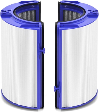 360 Combi H13 HEPA + Carbon Replacement Air Purifier Fan Filter Compatible with Dyson HP04 HP06 HP07 HP09 HP10 HP4B TP4A TP7A TP04 TP06 TP07 TP09 TP10 PH01 PH02 PH03 PH04 PH3A 970341-01 1-Pack