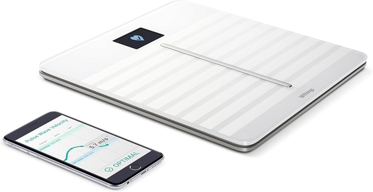 Body Cardio - Heart Health and Body Composition Wi-Fi Scale, White