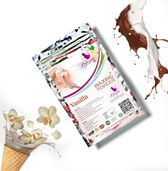 Prinzass Hair Removal Wax Powder for Men & Women Suitable for all skin with Vanilla, Hair Removal Powder