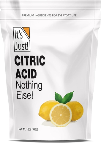 Just - Citric Acid, Food Grade, Non-GMO, Bath Bombs (12 Ounces)