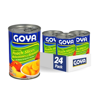 Foods Yellow Cling Peach Slices in Heavy Syrup, 15.25 Ounce (Pack of 24)
