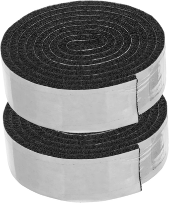 2 Rolls Felt Pads for Chairs Door Weather Stripping Door Seal Strip Chair Felt Pads Exterior Door Weather Stripping Door Corner Seal Grey Tape Table Foot Covers Table mat Non-Slip