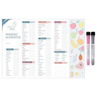 Imán para nevera First Foods Tracker