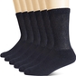 Crew/6 Pairs Black