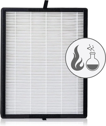 BreatheSmart 45i/FLEX H13 True HEPA Replacement Filter-Medical-Grade Air Filter-700-800 SqFt Coverage-99.9% Airborne Particle Removal-Captures Allergens,Dust,Germs,Wildfire Smoke,Chemicals, VOCs