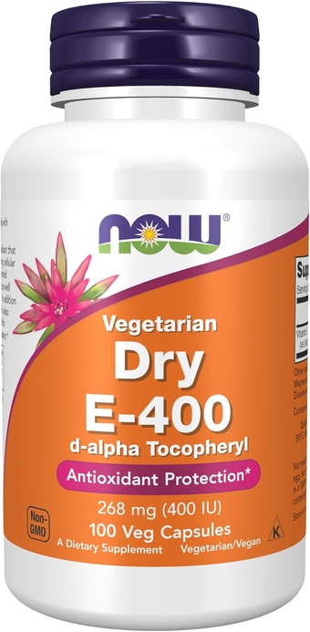 Supplements, Vitamin E-400 IU D-Alpha Tocopheryl, Dry, Antioxidant Protection*, 100 Veg Capsules