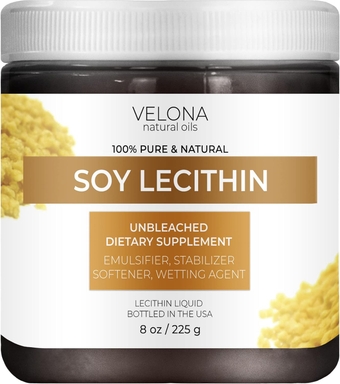 Pure Liquid Soy Lecithin 8 oz | Food Grade | Unbleached| Emulsifier, Stabilizer, Softener, Smoother, Wetting Agent | Use Today - Enjoy Results