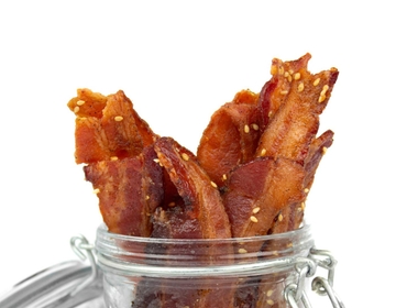 Mission Meats Delicious Uncured Korean BBQ Bacon Jerky Hand Crafted Small Batch Gluten Free MSG Free Nitrate Nitrite Free Paleo Healthy Snacks Natural Meat Sticks Beef Sticks Protein Snacks