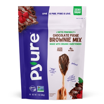 Chocolate Fudge Brownie Mix | Keto Brownie Mix, Sugar Free Chocolate Low Carb Brownie Mix, Gluten Free Brownies, Vegan Brownies | 4 Net Carbs | Made With Organic Plant-Based Ingredients | 9 oz