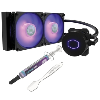 Liquid ML240L RGB V2, Close-Loop AIO CPU Liquid , Gen3 Dual Chamber Pump, 240mm Radiator,SickleFlow 120 PWM ARGB,AMD Ryzen AM5/AM4, Intel LGA1700/1200