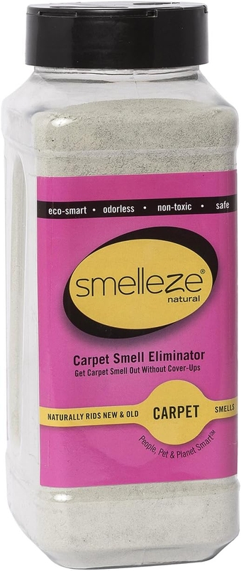 Natural New Carpet Odor Eliminator Deodorizer: 2 lb. Powder Rids New Carpet VOCs & Chemical Outgassing