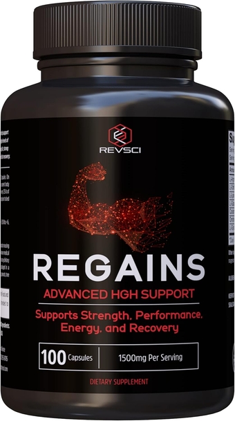 HGH Supplements for Men & Women - Regains Natural Anabolic Muscle Growth Building & Human Growth Hormone for Men, Muscle Builder for Men, Muscle Recovery Post Workout Supplement, 100 Protein Pills
