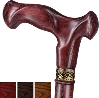 Walking Cane for Men & Women - Handmade, Ergonomic, Sturdy Wooden Cane | Walking Sticks for Seniors & Adults | Heavy Duty Cool Canes