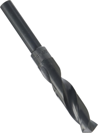 BL2171 1-Piece 11/16 In. x 6 In. Fractional Reduced Shank Black Oxide Drill Bit for Applications in Light-Gauge Metal, Wood, Plastic