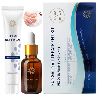 Toenail Fungus Treatment Extra Strength: Nail Fungus Treatment for Toenail and Fingernails-Fungus Nail Treatment w/ Liquid 15ML and Antifungal Nail Repair Cream 20G-Plant Extract Ingredients
