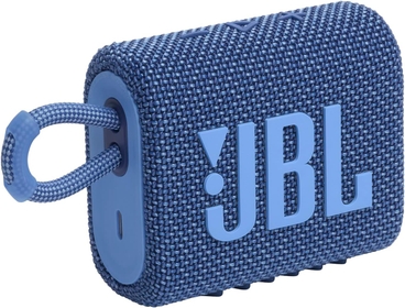 Go 3 Eco: Portable Speaker with Bluetooth, Built-in Battery, Waterproof and Dustproof Feature - Blue