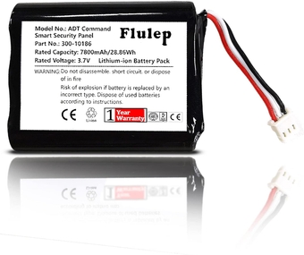 300-10186 Battery Replacement for ADT Command Smart Security Panel ADT7AIO ADT5AIO ADT 300-10186 Battery