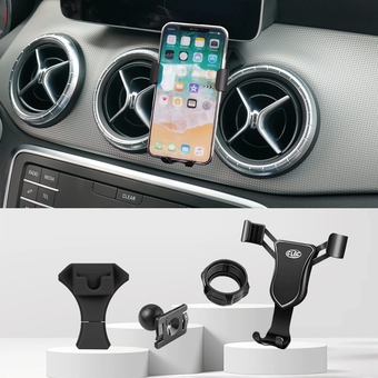 Car Phone Mount Holder Custom Fit for Benz Gla-Class 2015-2020 CLA-Class 2017-2019,Auto Lock Gravity Hands Free Cell Phone Stand for 4.7-6.7 Inch Phone,GLA CLA Phone Cradles