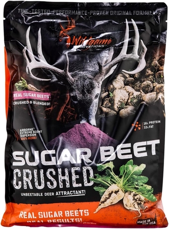 Sugar Beet Crushed Deer Attractant | Effective Ultra-Concentrated Nutrient-Filled Deer Feed with Real Sugar Beets