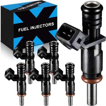 Upgraded 7531634 Fuel Injectors Fit For:-BMW 530I 325I 330XI X3 X5 Z4 530XI 128I 125I 323I 325XI 328I 328XI 330CI 330I 525I 525XI 528I 528XI X1, 3.0L, 2005-2013 (set of 6)