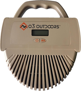 Overlander 750 Air Purifier & Odor Eliminator, Rechargeable, Compact Design, Variable Time Settings, USB Rechargeable, , Sports & Camping 5" x 3" x 1" (Desert Sand)