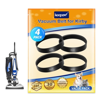 Vacuum Belt for Kirby, Belt Replacement for Kirby, Sentria Vacuum Belt 301291 for Kirby Avalir 2, G3 G4 G5 G6 G7 (4 Pack)