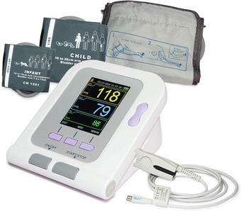 08A Fully Automatic Digital Upper Arm Blood Pressure Monitor(3 Cuffs & Adult spo2 Probe) …