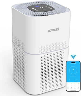 Smart Wi-Fi Air Purifier,  Powerful H13 True HEPA Filter, Purifiers for Home Large Room up to 1400 Ft² in 1 Hr, Cleaner Allergies, Pet Odor, Smoke, Dust Bedroom, Works with Alexa