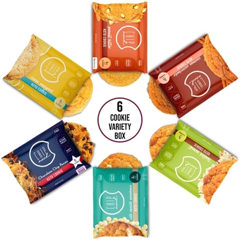 Keto Cookies - Zero or Low Carb Keto Snacks, Dessert, Gluten-Free, High Fat and Protein, Low Sugar Sweet Snack Foods, Ketogenic Diet and Diabetic Friendly - Healthy, Macro Nutrition Treats