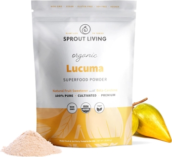 Organic Lucuma Fruit Powder, Antioxidants, Natural Sweetener, Superfood, 1 lb
