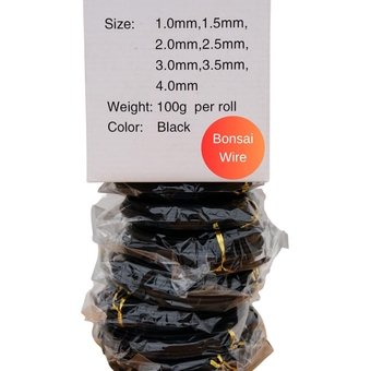 Wire Set - Tinyroots Seven Pack Quality Training Wire for  Trees, Includes Sizes 1.0mm to 4.0mm, Helps Shape and Train All Types of  Plants