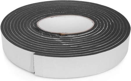 1pc 5M Soft Dusting Sealing Tape Self-adhesive Sealing Strip Car Door Noise Insulation Rubber Window Home Kitchen Accessories   (Color : Black 40mm, Length : 5M)