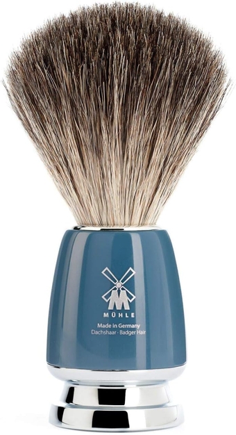 ÜHLE Pure Badger Shaving Brush (Petrol Blue)