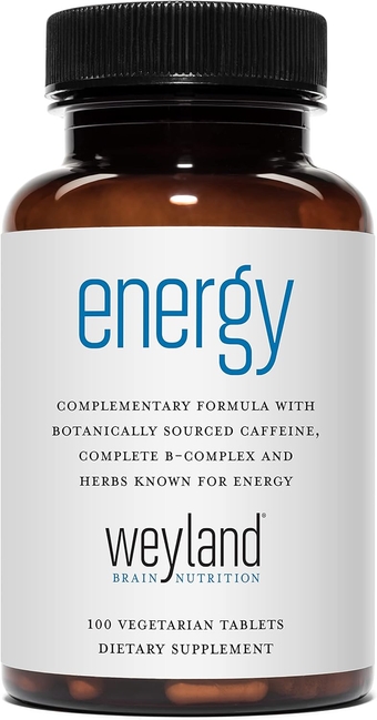 Weyland: Energy - Complimentary Formula w/Botanically Sourced Caffeine, Complete B-Complex and Energy Supportive Herbs