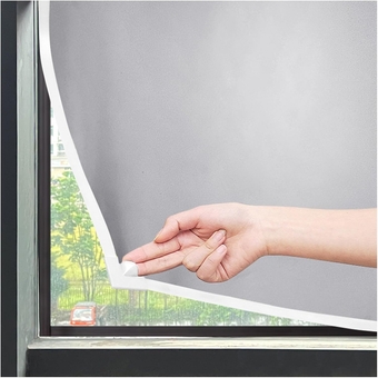 Heat Or Cold Window Insulation Kit, Magnetic Installation Window Film Easy for Ventilation, Window Coverings Suitable for Attic Fan Cover, Shutter Cover (Color : White, Size : 60x100cm)