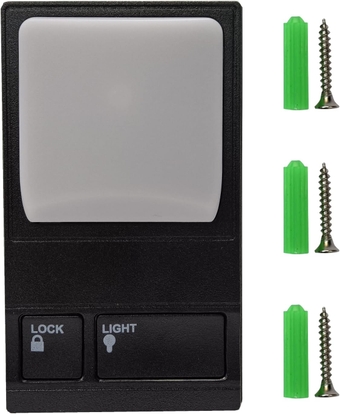 Multi-Function Door Control Replacement for LiftMaster 78LM, 41A5273-1, 41A4202-6B, 41C494, 41C494-2 Garage Door Push Button Wall Control Panel Lighted Garage Door Console (1 Pack)