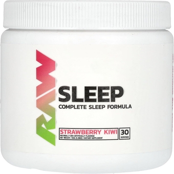 Natural Sleep Aid Supplement - Relaxation Enhancer & Mood Support with Melatonin, Magnesium, Zinc, L-Tryptophan & Lemon Balm Extract to Relax & Calm The Mind & Body - 30 Servings, Strawberry Kiwi