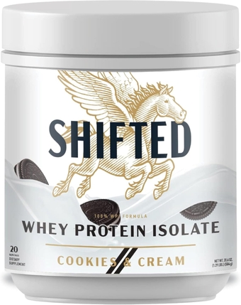 Whey Protein Powder - 100% Whey Protein Isolate, EAA and BCAA Powder (20 Servings, Cookies & Cream)