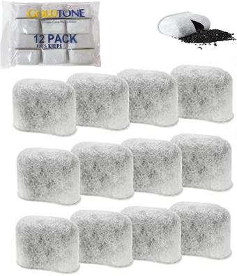 Brand 12-Pack Krups Water Filter Cartridges for Krups Coffee Maker Machine - Water Filteration Cartridge for Krups Brewers