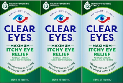 Maximum Itchy Eye Relief Eye Drops, 0.5 Fl Oz (Pack of 3)