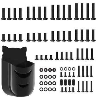 Universal TV Mount Screws Kit for Samsung TCL Hisense LG Vizio Onn Sony Toshiba Insignia Westinghouse TV Mounting Hardware Kit with Remote Holder, Includes M4 M5 M6 M8 Screws, for All TVs Up to 80"