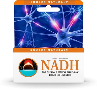 NADH 20mg, Boost Energy and Mental Alertness - 30 Lozenges